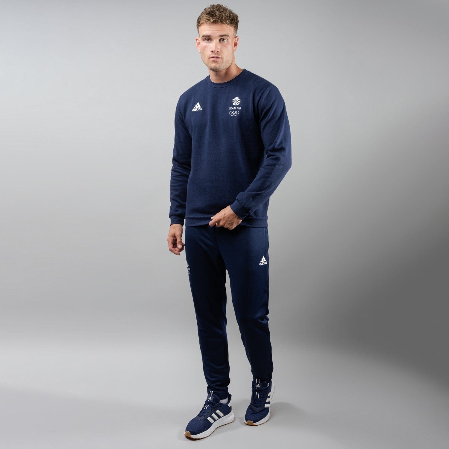 adidas Sweatshirt Adult adidas Team GB Sweat Top  - Navy
