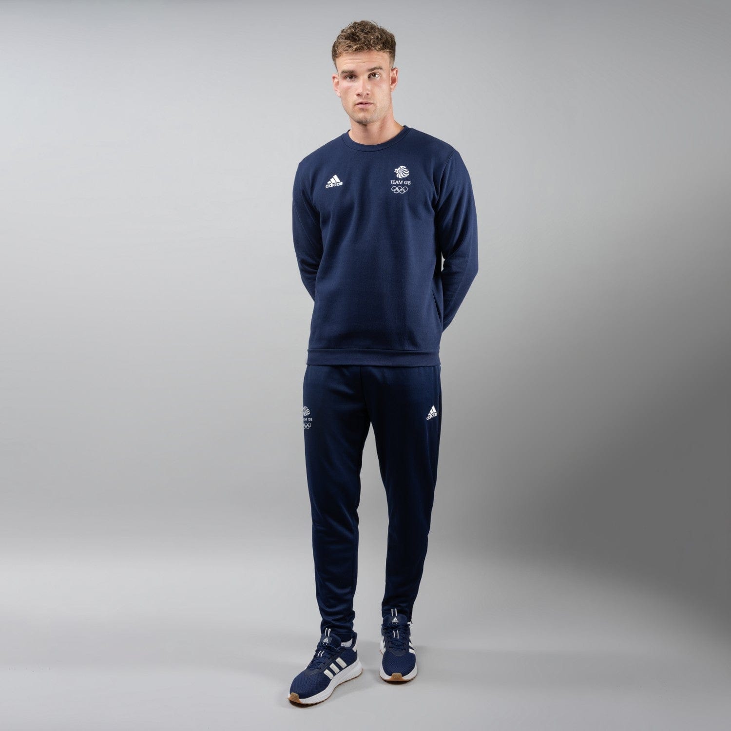 adidas Sweatshirt Adult adidas Team GB Sweat Top  - Navy
