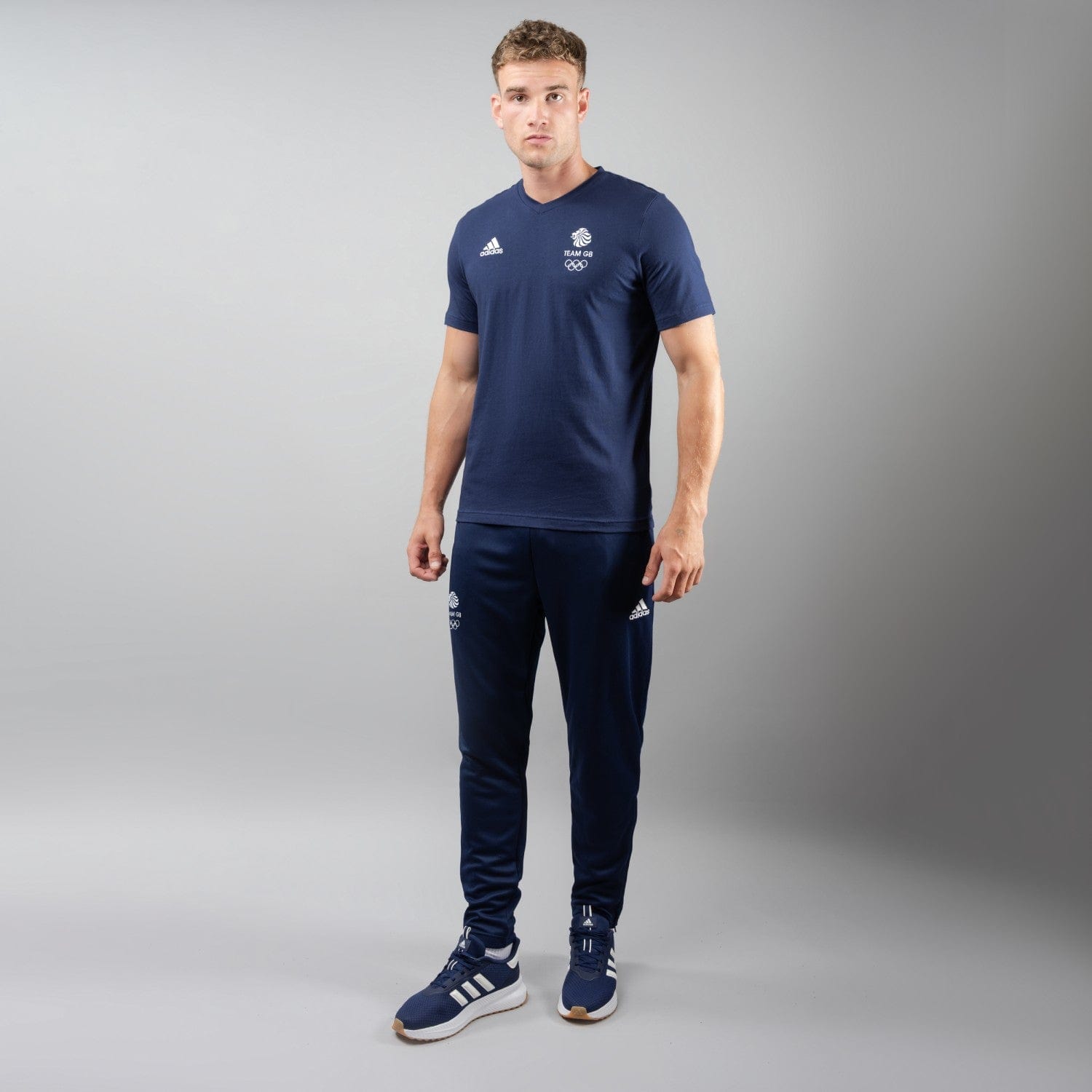 adidas T-Shirt Adult adidas Team GB T-Shirt  - Navy