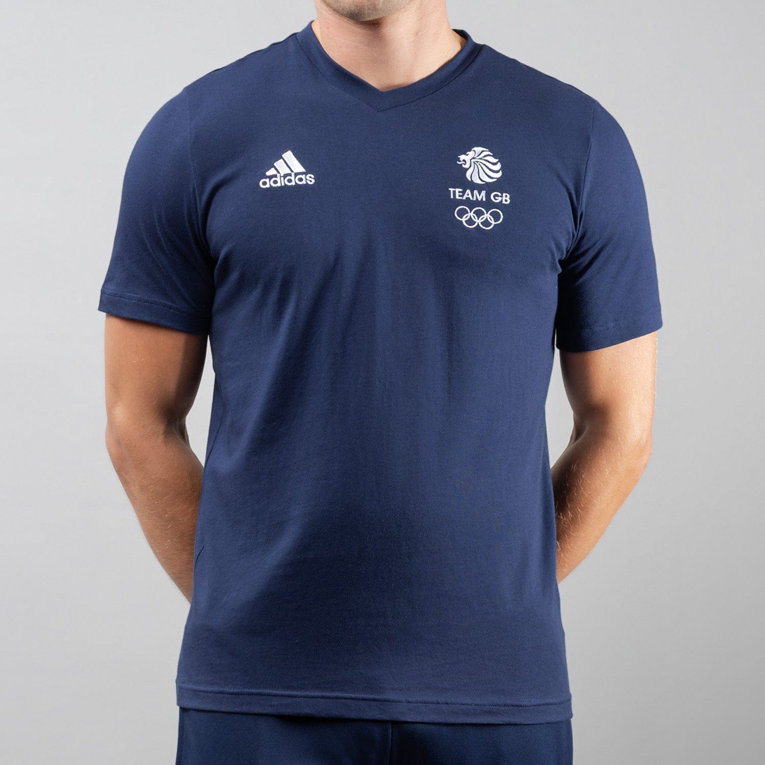 adidas T-Shirt Adult adidas Team GB T-Shirt  - Navy