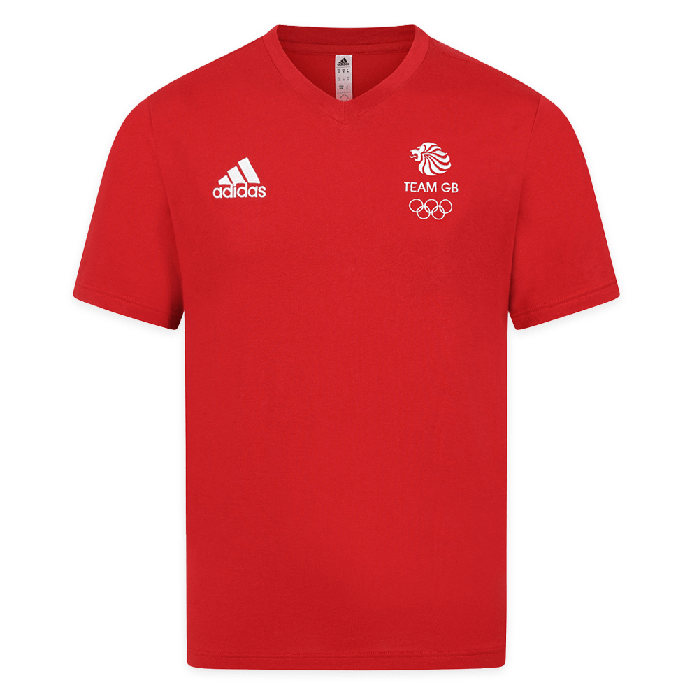 adidas T-Shirt Adult adidas Team GB T-Shirt  - Red