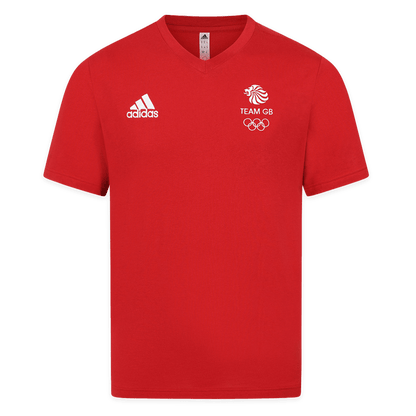 adidas T-Shirt Adult adidas Team GB T-Shirt  - Red