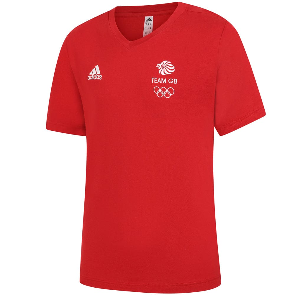 adidas T-Shirt Adult adidas Team GB T-Shirt  - Red