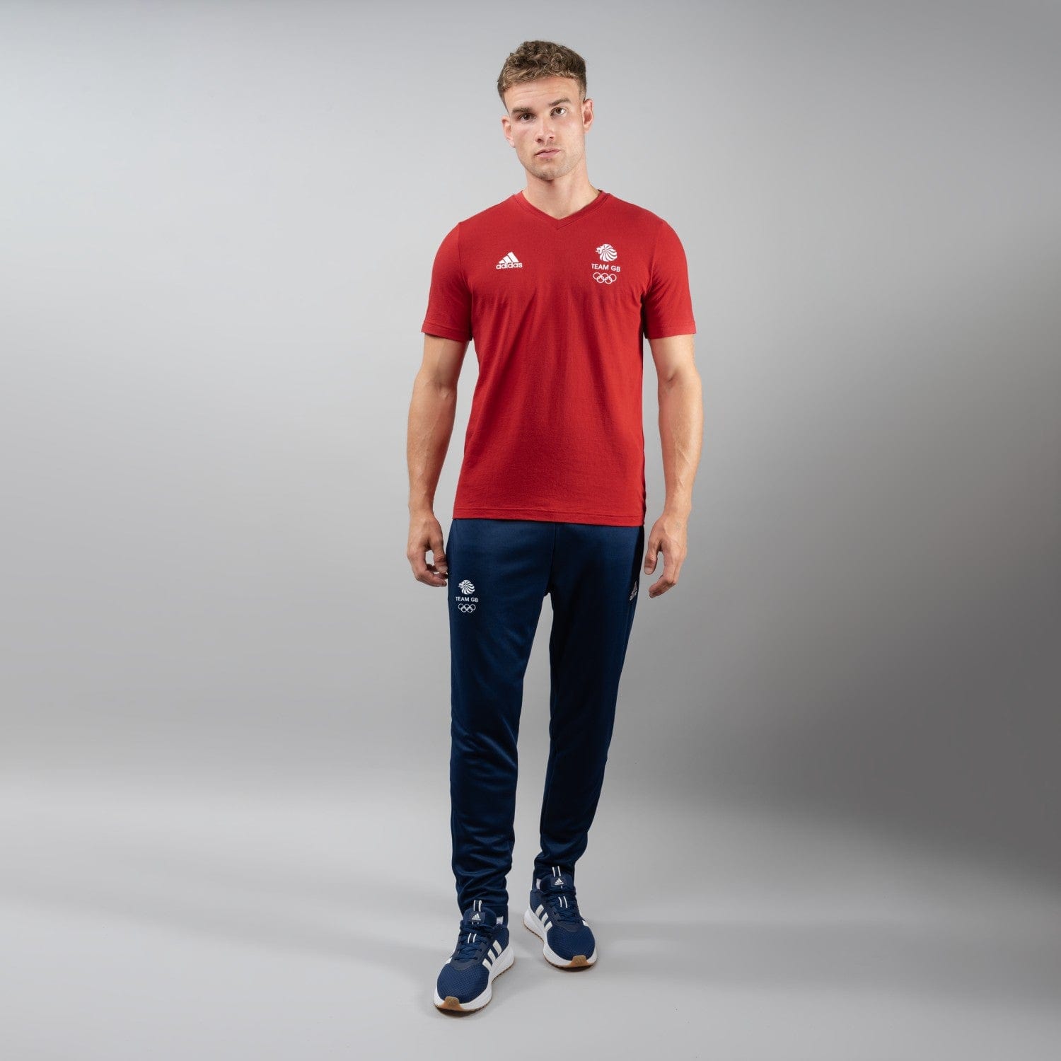 adidas T-Shirt Adult adidas Team GB T-Shirt  - Red