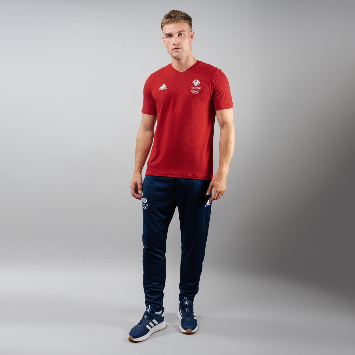 adidas T-Shirt Adult adidas Team GB T-Shirt  - Red