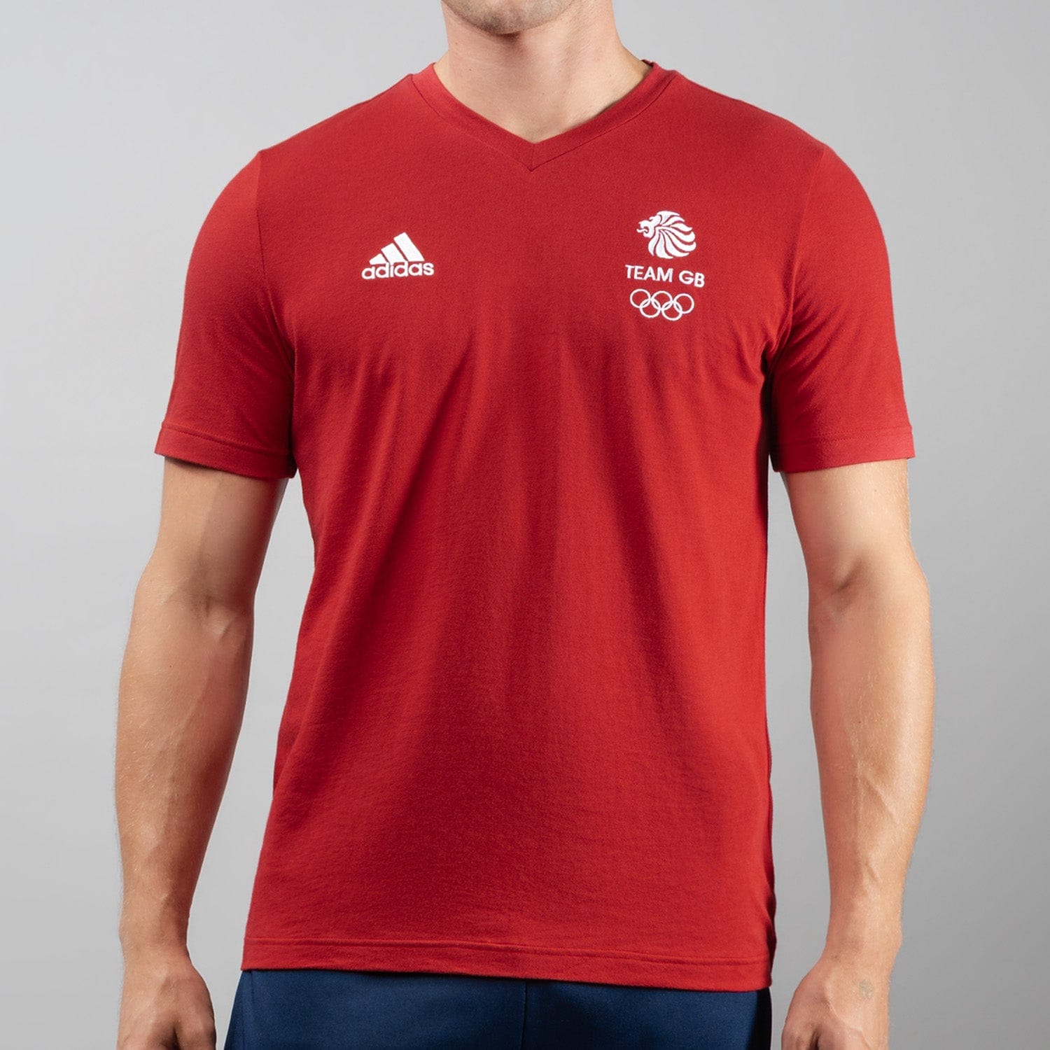 adidas T-Shirt Adult adidas Team GB T-Shirt  - Red