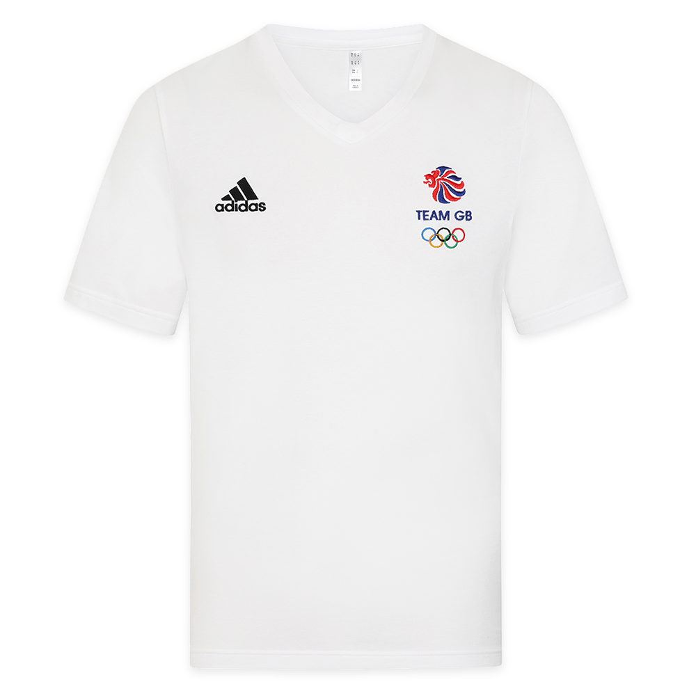 adidas T-Shirt Adult adidas Team GB T-Shirt  - White