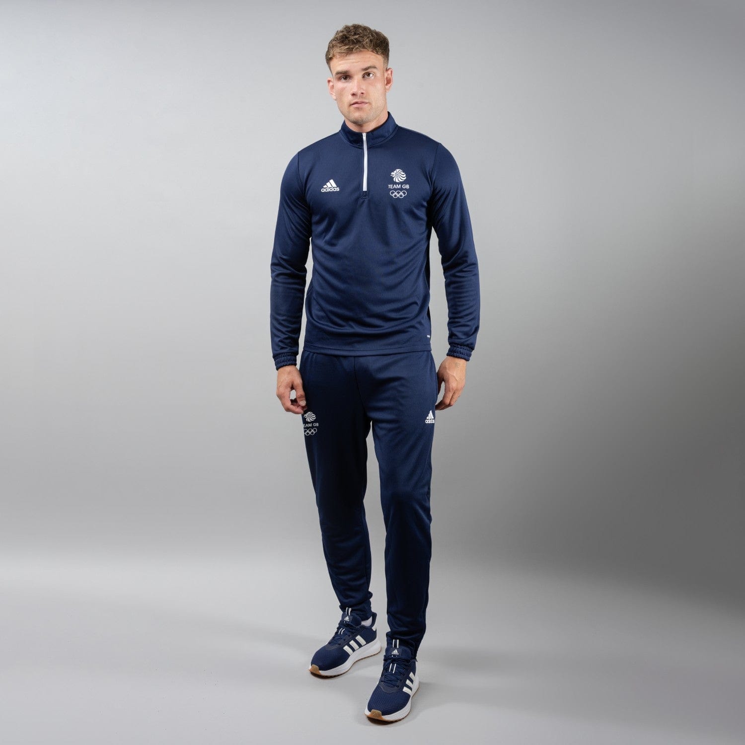 adidas Midlayer Adult adidas Team GB Training Top  - Navy