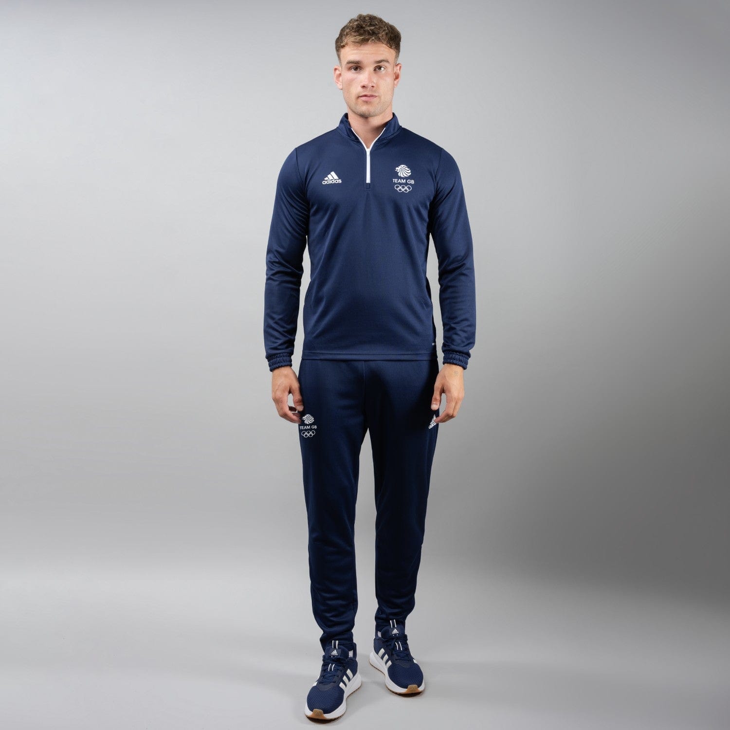 adidas Midlayer Adult adidas Team GB Training Top  - Navy
