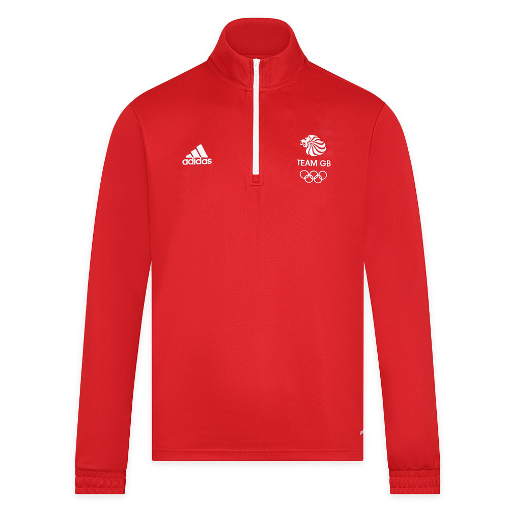 adidas Midlayer Adult adidas Team GB Training Top - Red