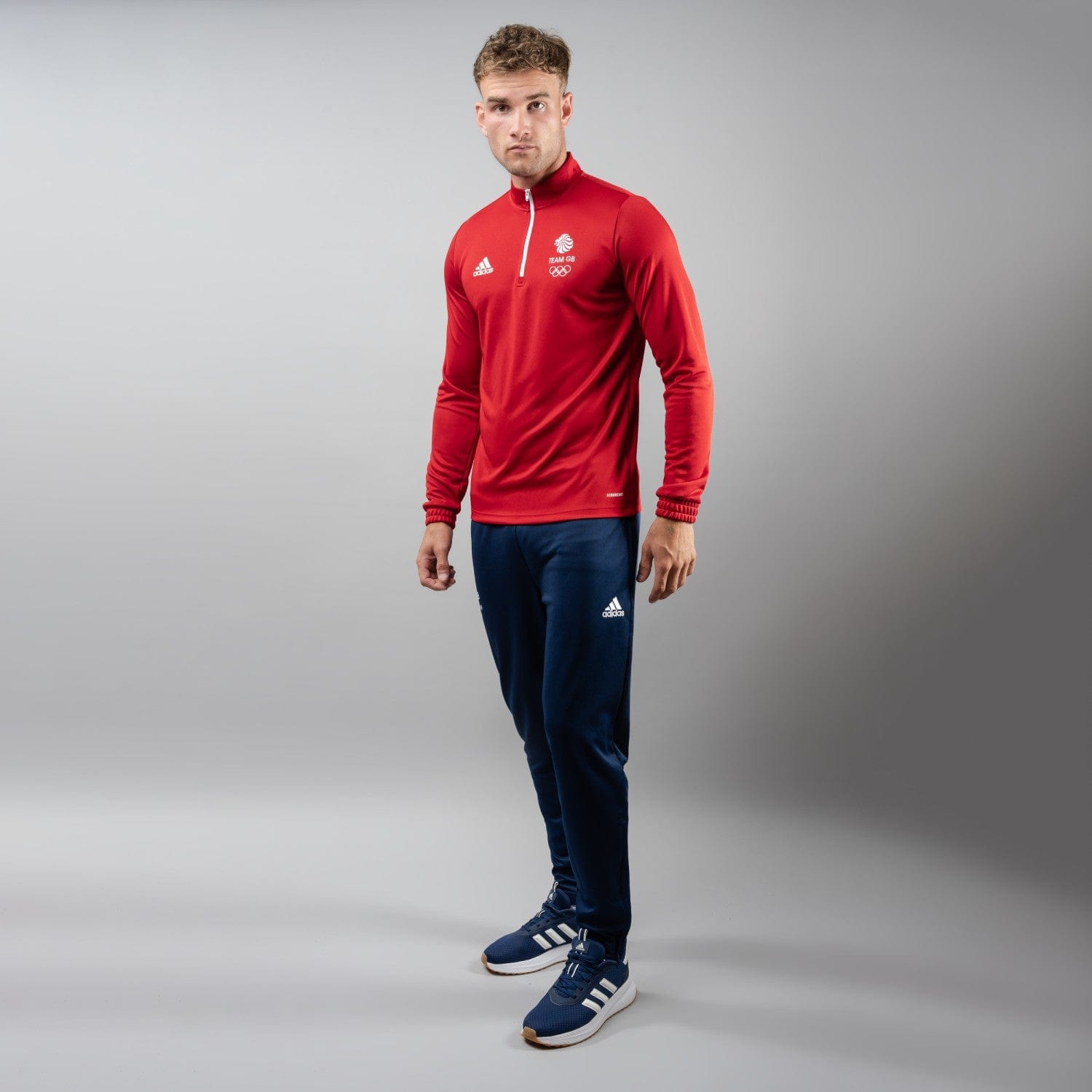 adidas Midlayer Adult adidas Team GB Training Top - Red