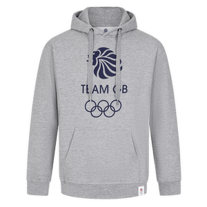 Team GB Hoodie Adult Team GB Core Logo Hoodie - Grey