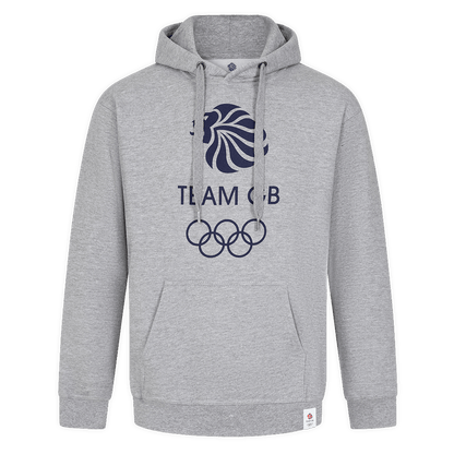 Team GB Hoodie Adult Team GB Core Logo Hoodie - Grey