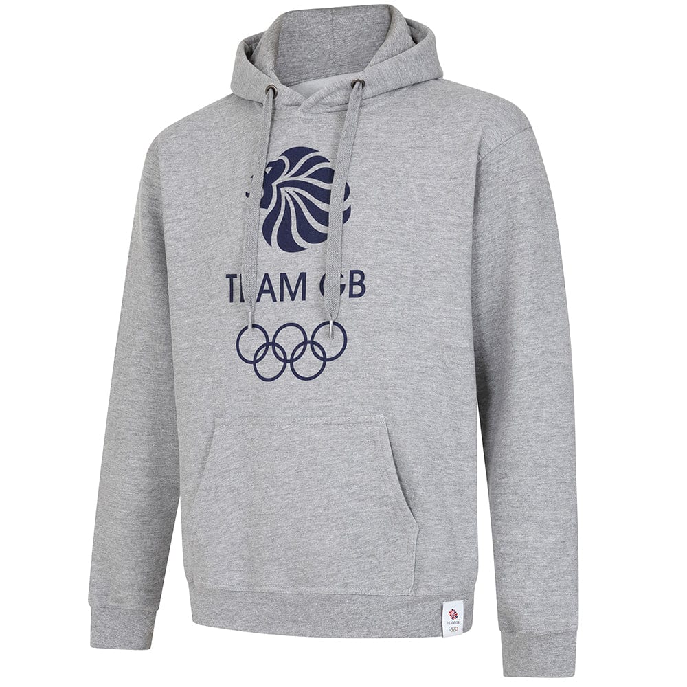 Team GB Hoodie Adult Team GB Core Logo Hoodie - Grey