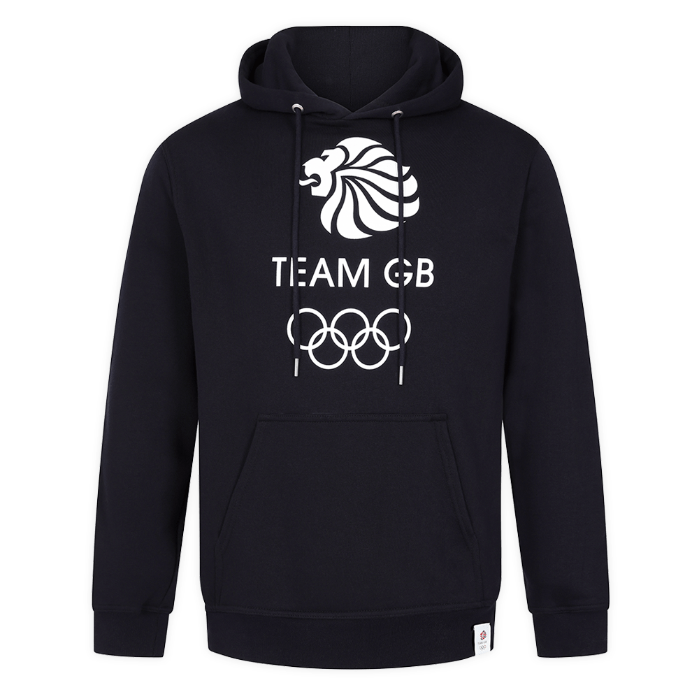 Team GB Hoodie Adult Team GB Core Logo Hoodie - Navy