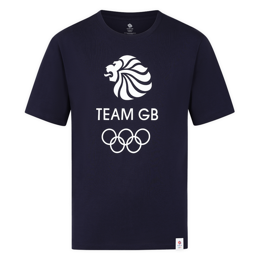 Team GB T-Shirt Adult Team GB Core Logo Tee - Navy