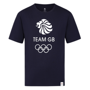Team GB T-Shirt Adult Team GB Core Logo Tee - Navy
