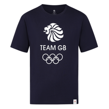 Team GB T-Shirt Adult Team GB Core Logo Tee - Navy