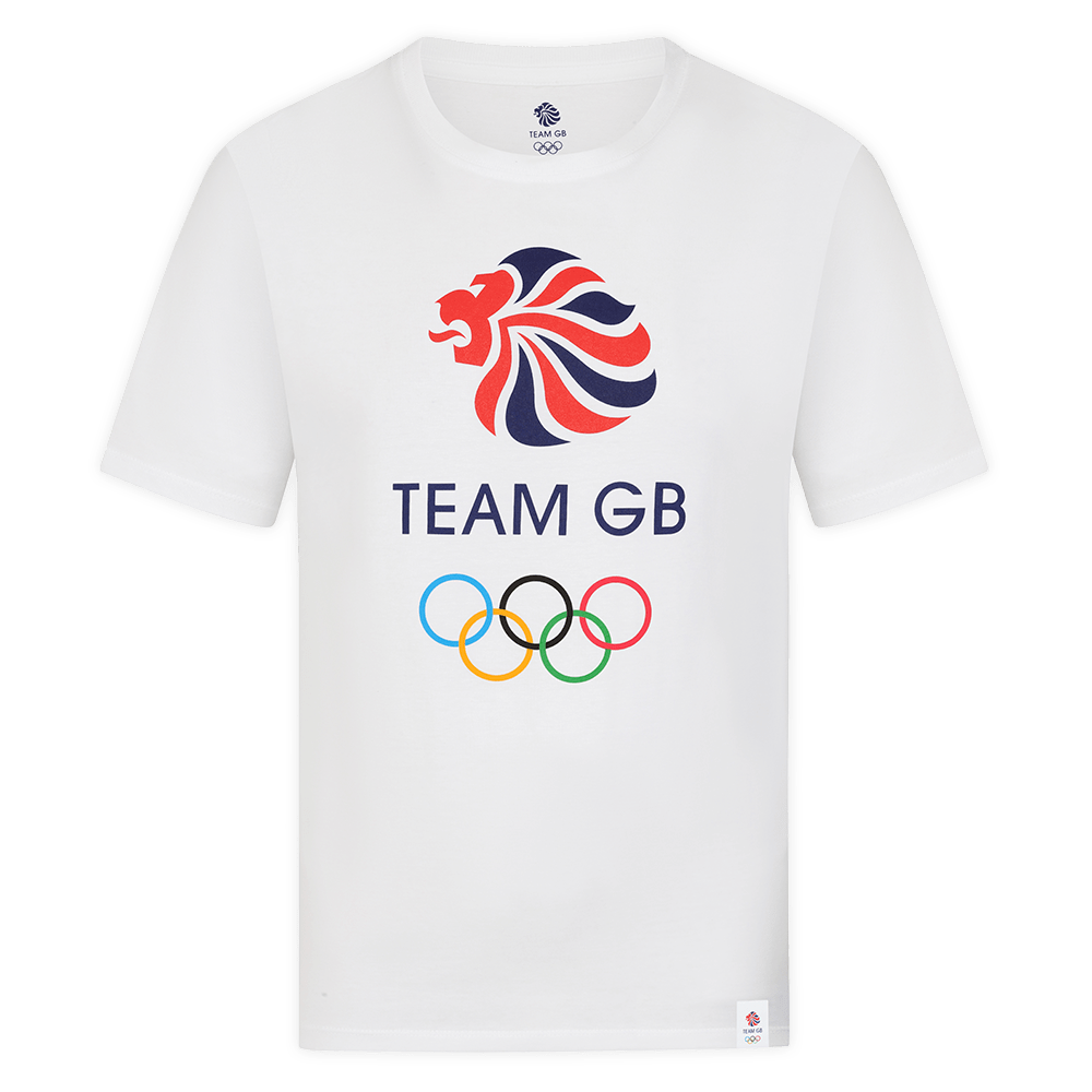 Team GB T-Shirt Adult Team GB Core Logo Tee - White