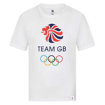 Team GB T-Shirt Adult Team GB Core Logo Tee - White