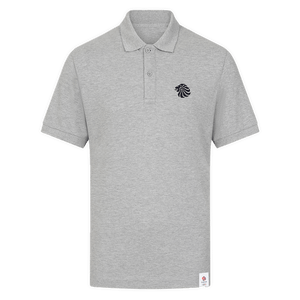 Team GB Polo Shirt Adult Team GB Mono Lion Polo  - Grey