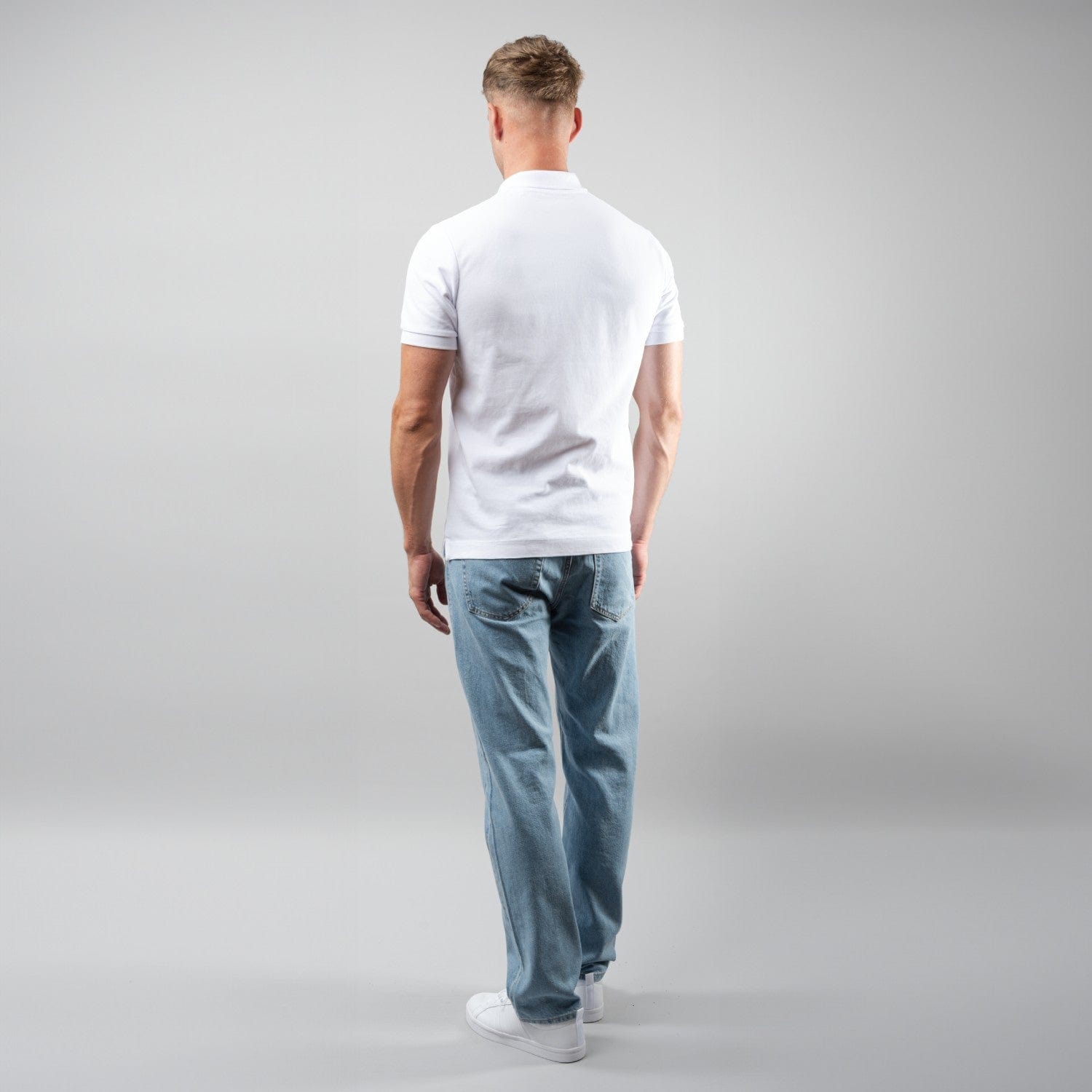 Team GB Polo Shirt Adult Team GB Mono Lion Polo  - White