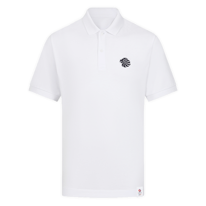 Team GB Polo Shirt Adult Team GB Mono Lion Polo  - White