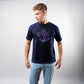 Team GB T-Shirt Adult Team GB Stacked Large Lion Graphic T-Shirt  - Navy