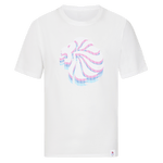 Team GB T-Shirt Adult Team GB Stacked Large Lion Graphic T-Shirt  - White