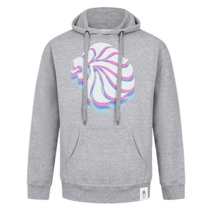 Team GB Hoodie Adult Team GB Stacked Large Lion Hoodie - Grey