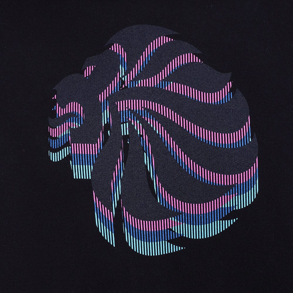 Team GB Hoodie Adult Team GB Stacked Large Lion Hoodie  - Navy