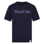 Team GB T-Shirt Adult Team GB Stacked Text T-Shirt  - Navy
