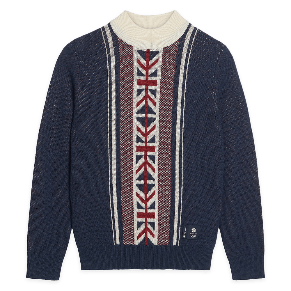 Ben Sherman Sweatshirt Ben Sherman Team GB Mock Neck Crew