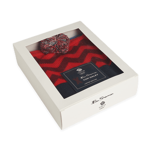 Ben Sherman Hat & Scarf Set Ben Sherman Team GB Tom Daley Hat & Scarf Set