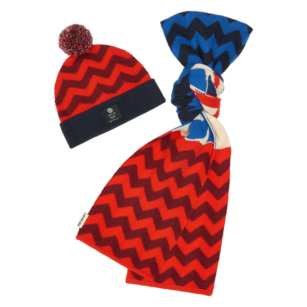 Ben Sherman Hat & Scarf Set Ben Sherman Team GB Tom Daley Hat & Scarf Set