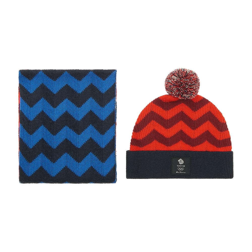 Ben Sherman Hat & Scarf Set Ben Sherman Team GB Tom Daley Hat & Scarf Set