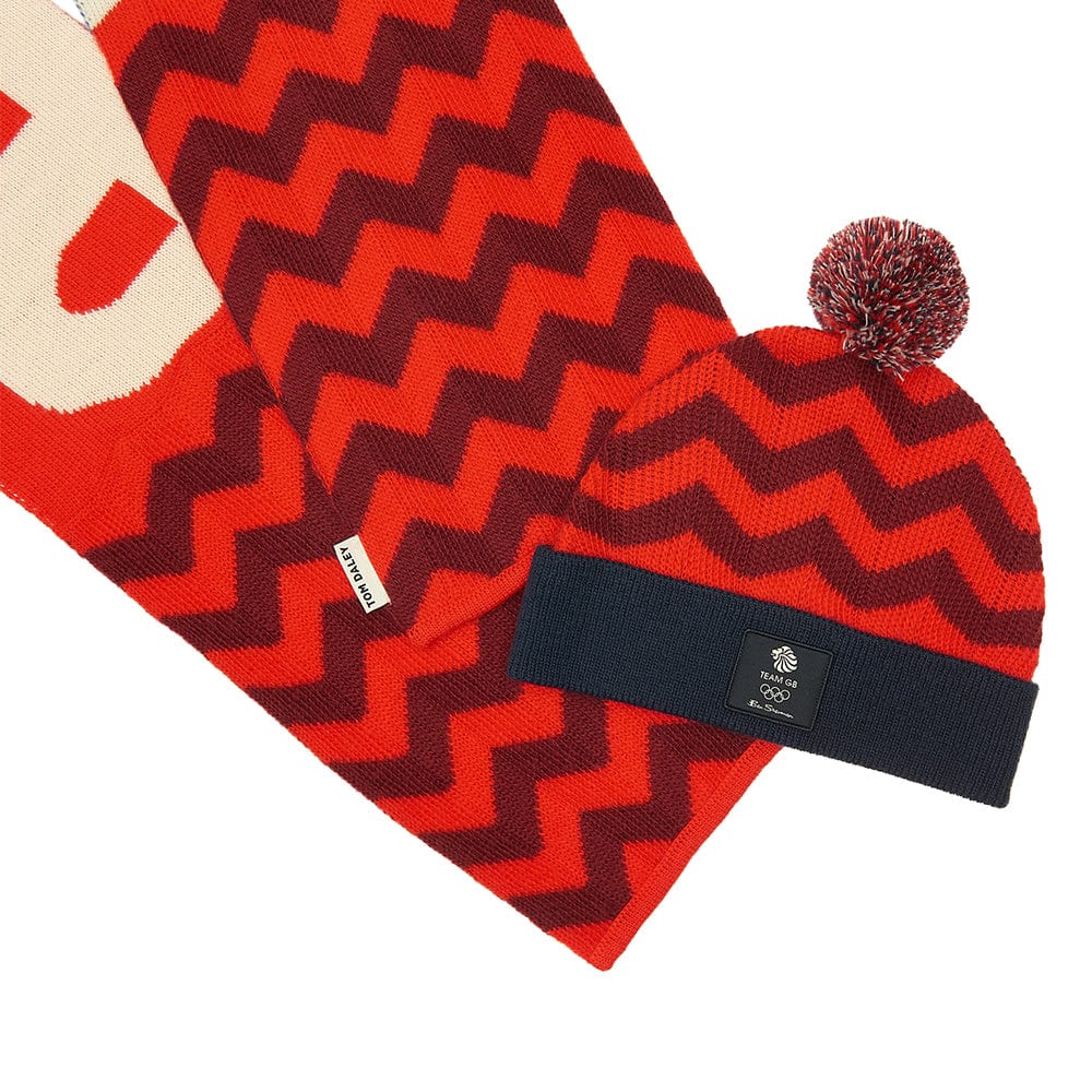 Ben Sherman Hat & Scarf Set Ben Sherman Team GB Tom Daley Hat & Scarf Set