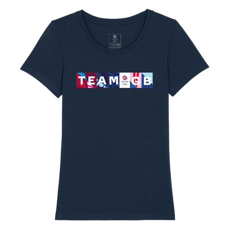 Team GB Montmartre Women's Navy T-Shirt