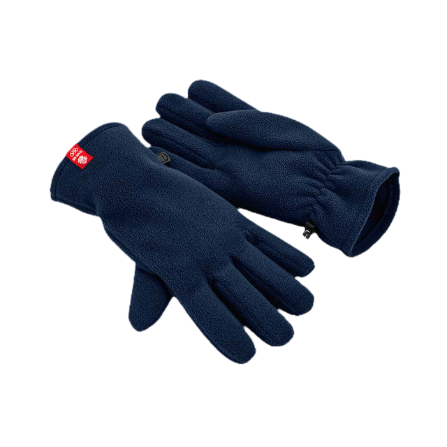 Team GB Recycled Fleece Gloves - Navy