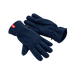 Team GB Recycled Fleece Gloves - Navy