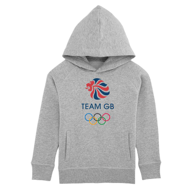 Team GB Olympic Logo Hoodie Kids - Grey