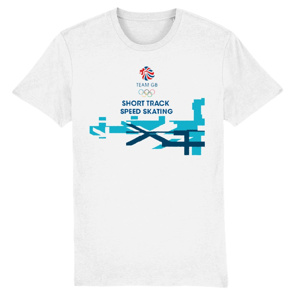 Team GB Short Track Speed Skating Flag T-Shirt | The Official Team GB Shop