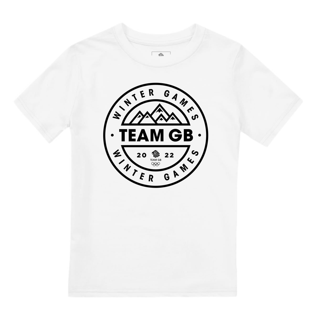 Team GB Winter Emblem Kid's T-Shirt - White