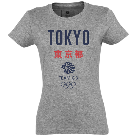 Tokyo Team GB Kasai Women's T-Shirt - Grey
