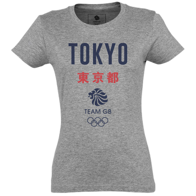 Tokyo Team GB Kasai Women's T-Shirt - Grey