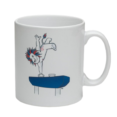 Team GB Pride Mascot Gymnastics Mug - Front