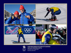 Arena Imaging Picture Huw Nightingale & Charlotte Bankes Montage Print Framed - 16 x 12