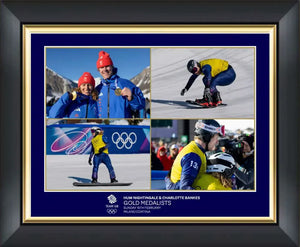 Arena Imaging Picture Huw Nightingale & Charlotte Bankes Montage Print Framed - 16 x 12