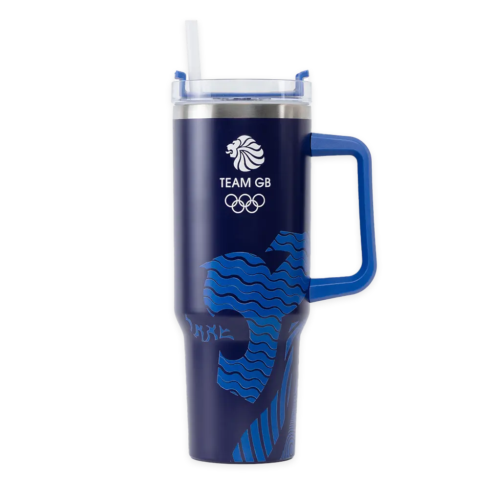 Team GB Store Tumbler Insulated Mug With Lid & Straw