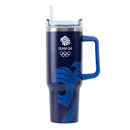Team GB Store Tumbler Insulated Mug With Lid & Straw
